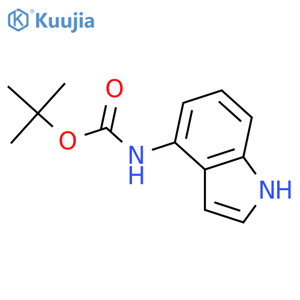 tert-Butyl 1H-indol-4-ylcarbamate structure