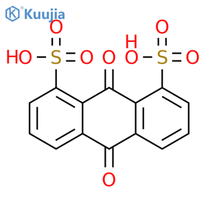 1,8-Anthracenedisulfonicacid, 9,10-dihydro-9,10-dioxo- structure