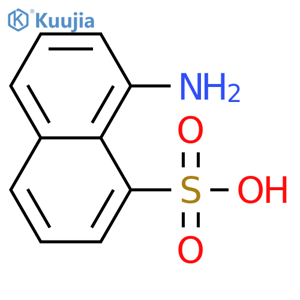 8-aminonaphthalene-1-sulfonic acid structure