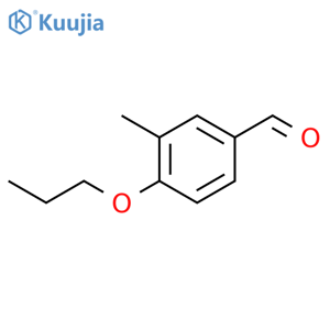 3-methyl-4-propoxybenzaldehyde structure