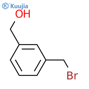 3-Bromomethylbenzyl alcohol structure