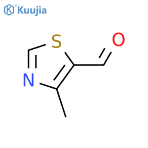 4-methyl-1,3-thiazole-5-carbaldehyde structure