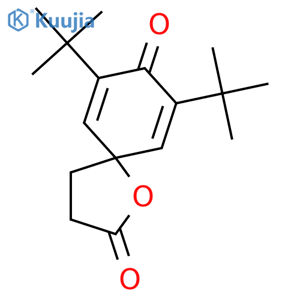 7,9-Di-tert-butyl-1-oxaspiro4.5deca-6,9-diene-2,8-dione structure