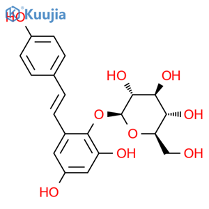 2,3,5,4＇-Tetrahydroxy stilbene-2-Ο-β-D-glucoside structure