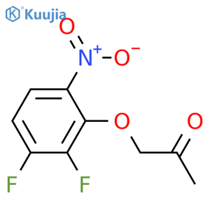 1-(2,3-Difluoro-6-nitrophenoxy)propan-2-one structure