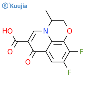 9,10-Difluoro-2,3-dihydro-3-methyl-7-oxo-7H-pyrido1,2,3-de-1,4-benzoxazine-6-carboxylic Acid(RS-Ofloxacin Carboxylic Acid) structure