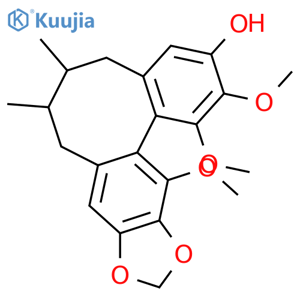 Benzo[3,4]cycloocta[1,2-f][1,3]benzodioxol-3-ol,5,6,7,8-tetrahydro-1,2,13-trimethoxy-6,7-dimethyl-, (6S,7R,13aS)- structure