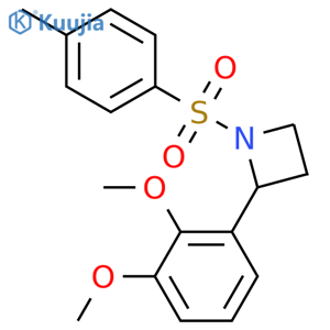 Azetidine, 2-(2,3-dimethoxyphenyl)-1-[(4-methylphenyl)sulfonyl]- structure