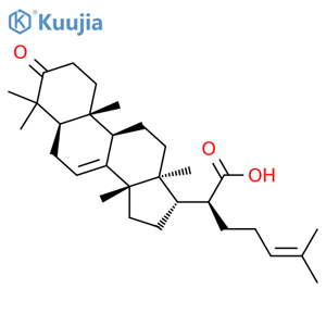 3-Oxotirucalla-7,24-dien-21-oic acid structure