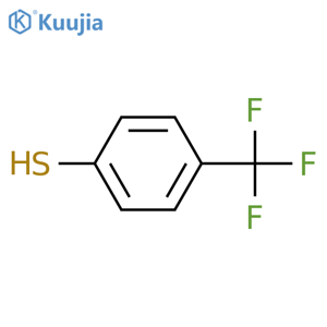 4-(trifluoromethyl)benzene-1-thiol structure