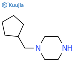 1-(Cyclopentylmethyl)piperazine structure