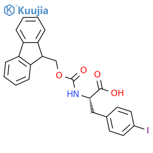 Fmoc-Phe(4-I)-OH structure