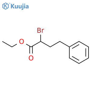 Benzenebutanoic acid, a-bromo-, ethyl ester structure