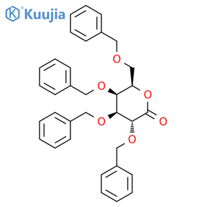 2,3,4,6-Tetra-O-benzyl-D-galactono-1,5-lactone structure