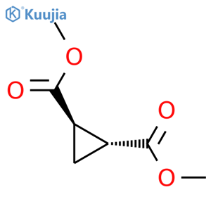 dimethyl trans-1,2-cyclopropanedicarboxylate structure