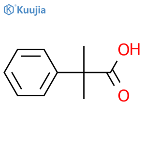 2-methyl-2-phenylpropanoic acid structure