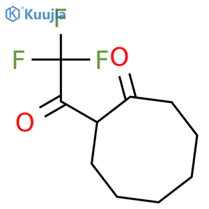 Cyclooctanone,2-(2,2,2-trifluoroacetyl)- structure