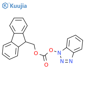 (9H-Fluoren-9-yl)methyl 1H-Benzod1,2,3triazol-1-yl Carbonate structure