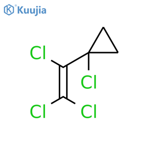 1-chloro-1-(trichlorovinyl) cyclopropane structure