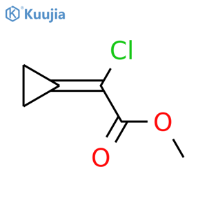 Methyl 2-chloro-2-cyclopropylideneacetate structure