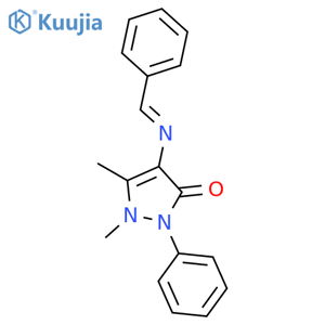 4-Benzylidene Amino Antipyrene structure