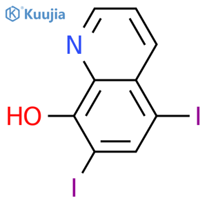 5,7-Diiodoquinolin-8-ol structure