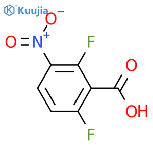 2,6-Difluoro-3-nitrobenzoic acid structure