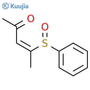 3-Penten-2-one, 4-(phenylsulfinyl)-, (3Z)- structure