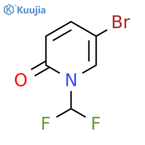 5-Bromo-1-(difluoromethyl)pyridin-2(1H)-one structure