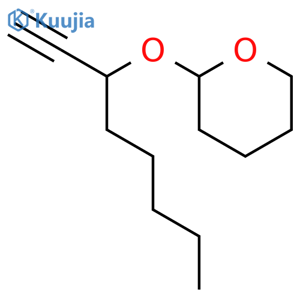 2H-Pyran, 2-[(1-ethynylhexyl)oxy]tetrahydro- structure