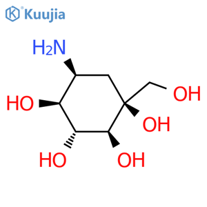 4-Amino-3.4-dideoxy-2-C-(hydroxymethyl)-D-epi-inositol structure