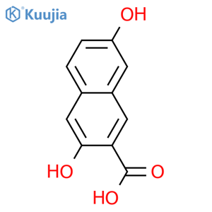 3,7-Dihydroxy-2-naphthoic acid structure