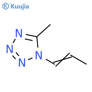 5-Methyl-1-(1-propen-1-yl)-1H-tetrazole structure