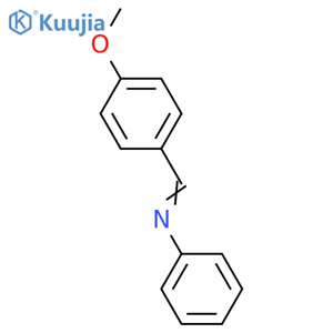 1-(4-methoxyphenyl)-N-phenyl-methanimine structure