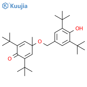 2,5-Cyclohexadien-1-one, 4-[[3,5-bis(1,1-dimethylethyl)-4-hydroxyphenyl]methoxy]-2,6-bis(1,1-dimethylethyl)-4-methyl- structure