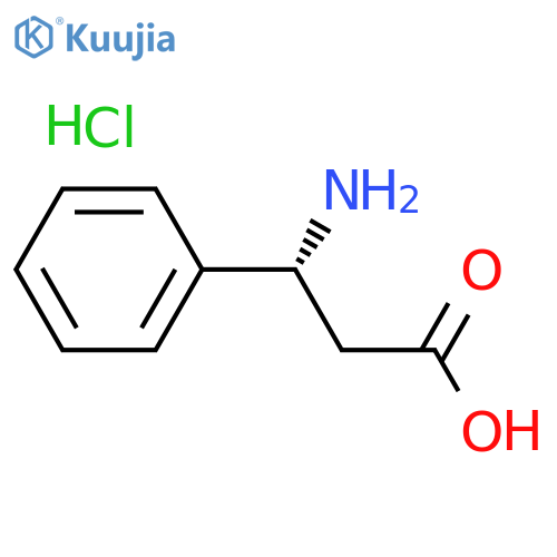 (R)-3-Amino-3-phenylpropanoic acid hydrochloride structure