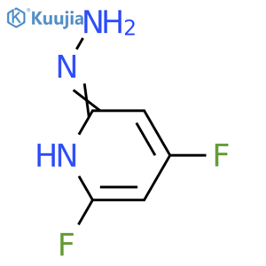 4,6-Difluoro-2-hydrazono-2,3-dihydropyridine structure