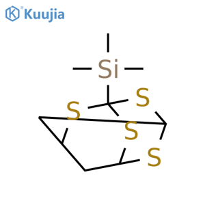 SILANE, TRIMETHYL-2,4,6,9-TETRATHIATRICYCLO[3.3.1.13,7]DEC-5-YL- structure