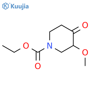 N-Carbethoxy-3-methoxy-4-piperidone structure