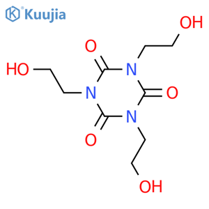 1,3,5-Tris(2-hydroxyethyl)cyanuric Acid structure