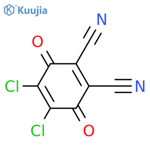 4,5-dichloro-3,6-dioxocyclohexa-1,4-diene-1,2-dicarbonitrile structure