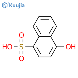 4-hydroxynaphthalene-1-sulfonic acid structure