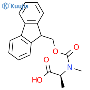 Fmoc-N-Me-Ala-OH structure