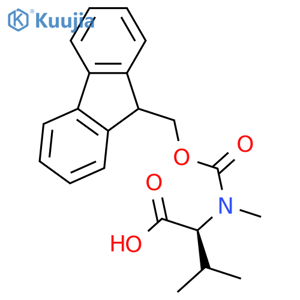 Fmoc-N-Me-Val-OH structure