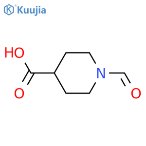 1-Formylpiperidine-4-carboxylic Acid structure