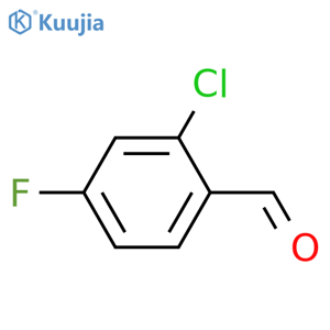 2-Chloro-4-fluorobenzaldehyde structure