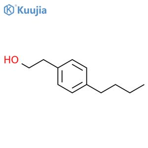 Benzeneethanol,4-butyl- structure