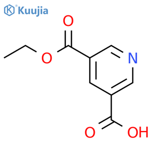 Pyridine-3,5-dicarboxylic Acid Monoethyl Ester structure