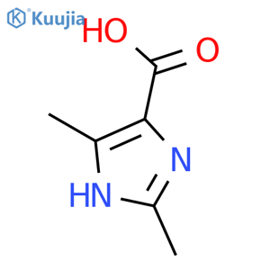 2,5-dimethyl-1H-imidazole-4-carboxylic acid structure