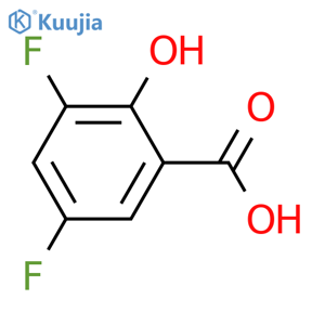 3,5-Difluoro-2-hydroxybenzoic acid structure